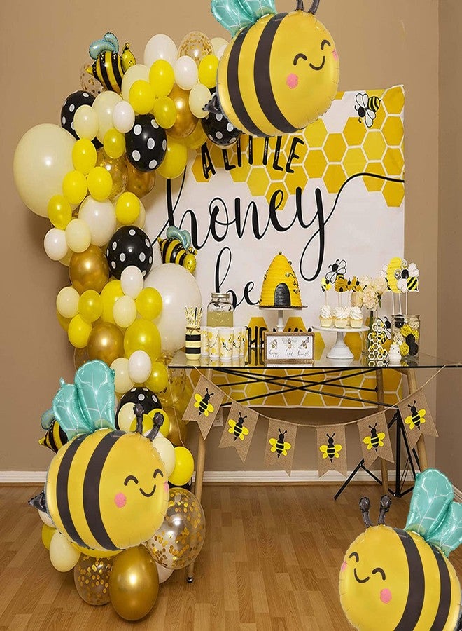 MOHYS Bee Balloons Birthday Party Decorations Supplies for Wedding & Baby Shower, 4 Pack - Image 3